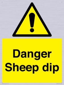 Danger Sheep dip